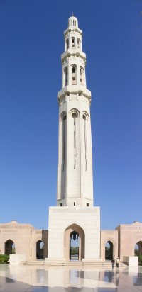 Minarett der Moschee